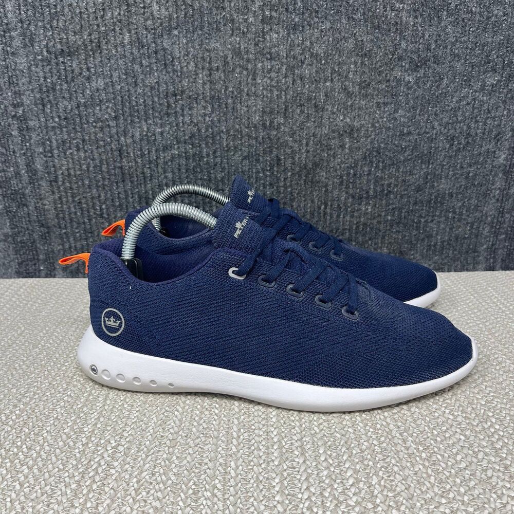 Peter Millar Hyperlight Glide Sneakers Navy Blue Knit Shoes Mens 10 US